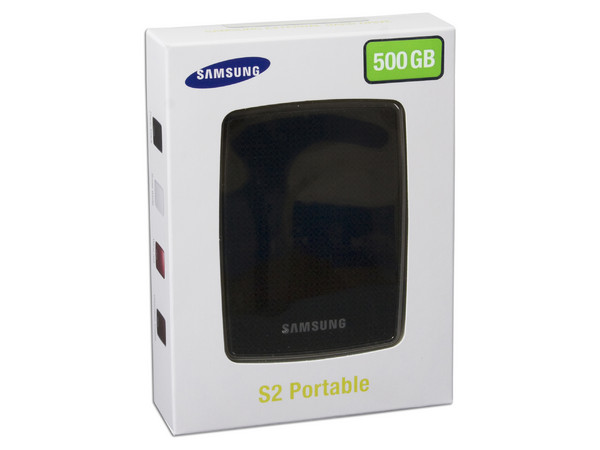 Disco Duro S2 Portátil Samsung de 500 GB, USB 2.0. Color Negro