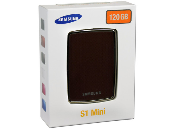 Mini Disco Duro S1 Portable Samsung de 120GB, USB 2.0. Color Café