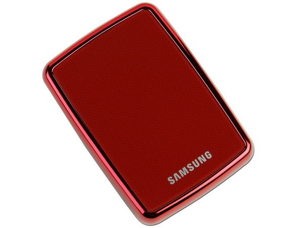 Mini Disco Duro S1 Portable Samsung de 160GB, USB 2.0. Color Rojo