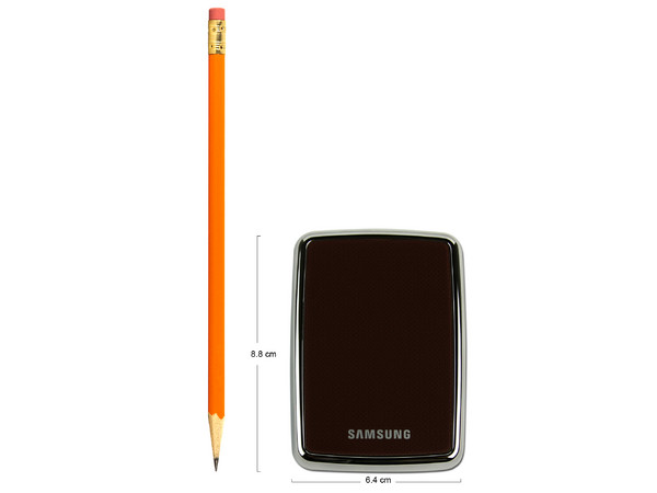Mini Disco Duro S1 Portable Samsung de 250GB, USB 2.0. Color Café