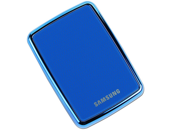 Mini Disco Duro S1 Portable Samsung de 250GB, USB 2.0. Color Azul