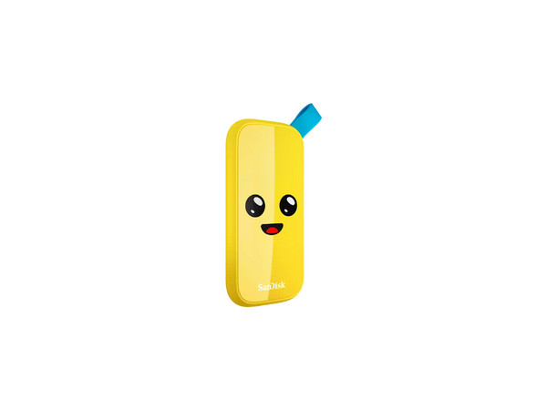 Unidad de Estado Sólido Externo SanDisk de 1TB Edición Fornite, USB 3.2, Color Amarillo.