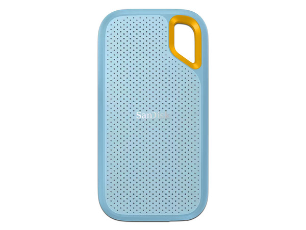Unidad de Estado Sólido Portátil SanDisk Extreme de 2TB, USB Tipo C 3.1, IP65, Color Azul.