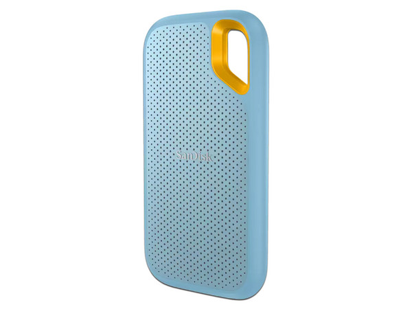 Unidad de Estado Sólido Portátil SanDisk Extreme de 2TB, USB Tipo C 3.1, IP65, Color Azul.
