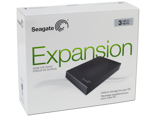 Disco Duro Externo Seagate Expansion de 3 TB, USB 3.0.