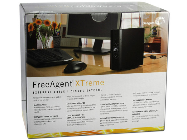 Disco Duro Externo Seagate FreeAgent Xtreme de 1TB, USB 2.0, eSATA y FireWire 400.