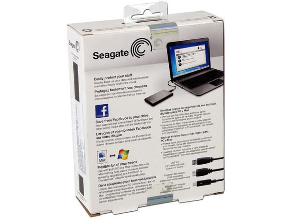 Disco Duro Portátil Seagate Backup Plus de 500 GB, USB 3.0.