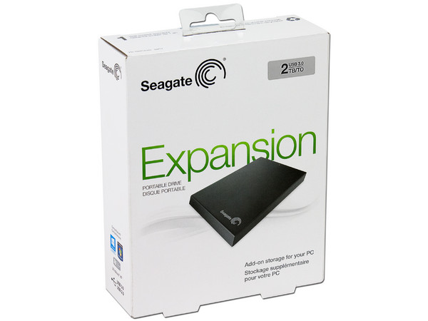 Disco Duro Externo Seagate Expansion de 2 TB, USB 3.0