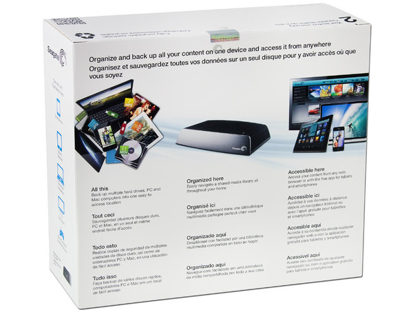 Disco Duro Externo Seagate Central de 4 TB, Ethernet.
