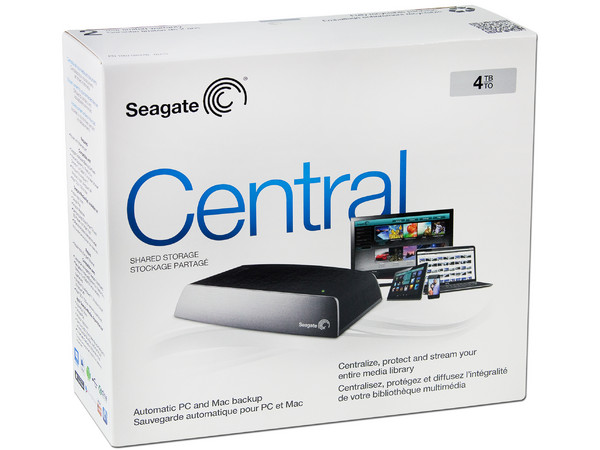 Disco Duro Externo Seagate Central de 4 TB, Ethernet.