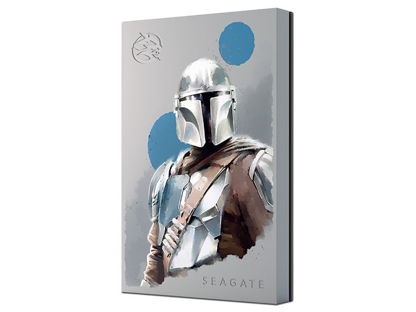 Disco Duro Externo Seagate FireCuda Edicion Star Wars The Mandalorian de 2TB, USB 3.2, Compatible con PC, Mac, PlayStation y Xbox.