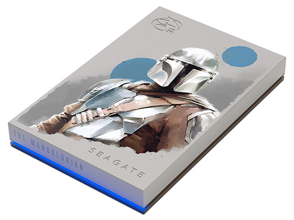 Disco Duro Externo Seagate FireCuda Edicion Star Wars The Mandalorian de 2TB, USB 3.2, Compatible con PC, Mac, PlayStation y Xbox.