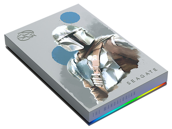 Disco Duro Externo Seagate FireCuda Edicion Star Wars The Mandalorian de 2TB, USB 3.2, Compatible con PC, Mac, PlayStation y Xbox.