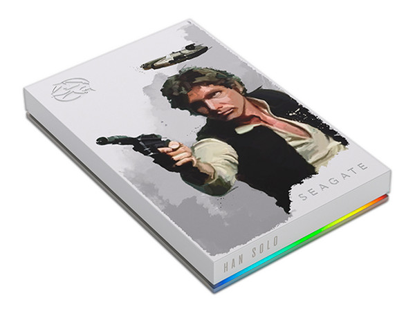 Disco Duro Portátil Seagate Han Solo FireCuda de 2TB, USB 3.2. Color Gris.