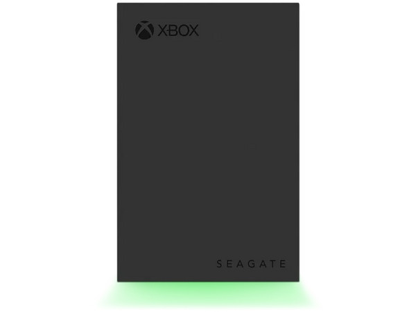 Disco Duro Externo Seagate Game Drive para Xbox de 4TB, Luz LED, Compatible con series X, S y Xbox One. Color Negro.