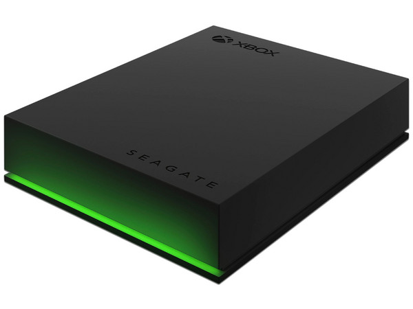Disco Duro Externo Seagate Game Drive para Xbox de 4TB, Luz LED, Compatible con series X, S y Xbox One. Color Negro.