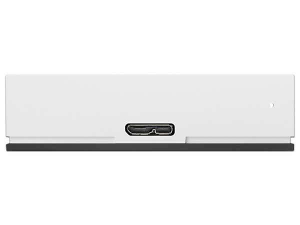 Disco duro externo Seagate STLV5000100 de 5TB, conexión Micro-USB B 2.0/3.2 Gen 1 (3.1 Gen 1), color blanco.
