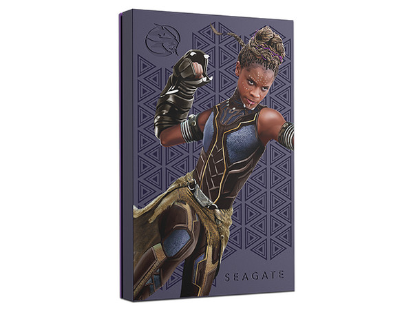 Disco Duro Externo Seagate FireCuda Shuri Edition de 2TB, USB 3.2. Color Morado.
