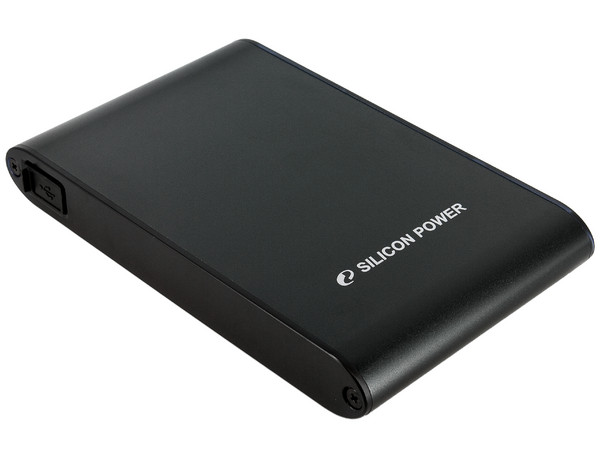 Disco Duro Portable Silicon Power A70 a prueba de agua y golpes de 640GB, USB 2.0. Color Negro 
