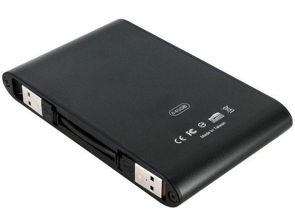 Disco Duro Portable Silicon Power A70 a prueba de agua y golpes de 640GB, USB 2.0. Color Negro 
