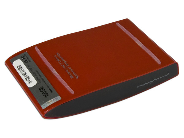 Disco Duro Externo SimpleTech de 160GB, USB 2.0. Color Rojo