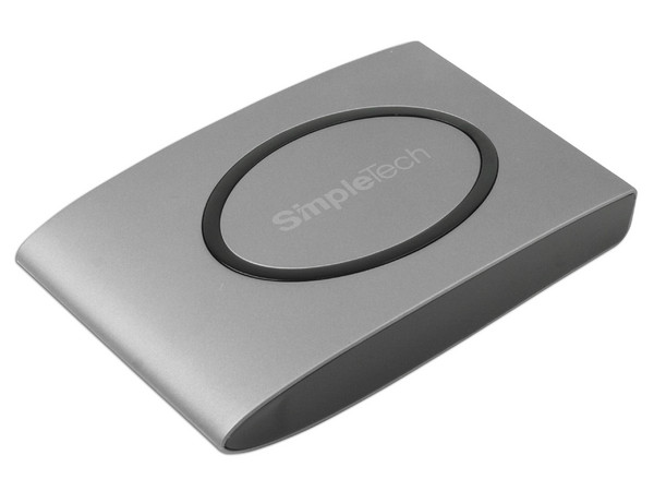 Disco Duro Portable SimpleTech Ice de 250GB, USB 2.0. Color Gris