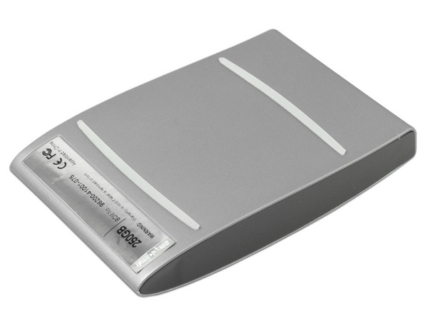 Disco Duro Portable SimpleTech Ice de 250GB, USB 2.0. Color Gris