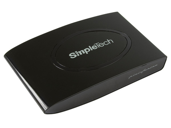 Disco Duro Portable SimpleTech de 120GB, USB 2.0. Color Negro