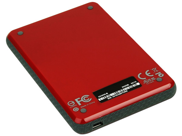 Disco Duro Portable Toshiba Canvio de 640GB, USB 2.0. Color Rojo