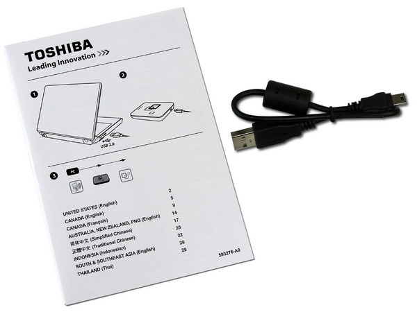 Disco Duro Portable Toshiba Canvio de 500GB, USB 2.0. Color Azul