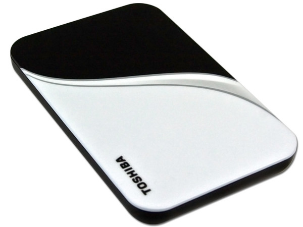Disco Duro Portable Toshiba de 320GB, USB 2.0. Color Negro/Blanco