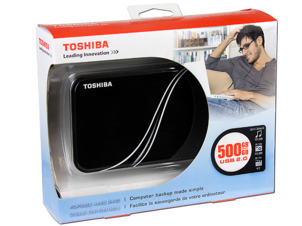 Disco Duro Portable Toshiba de 500GB, USB 2.0