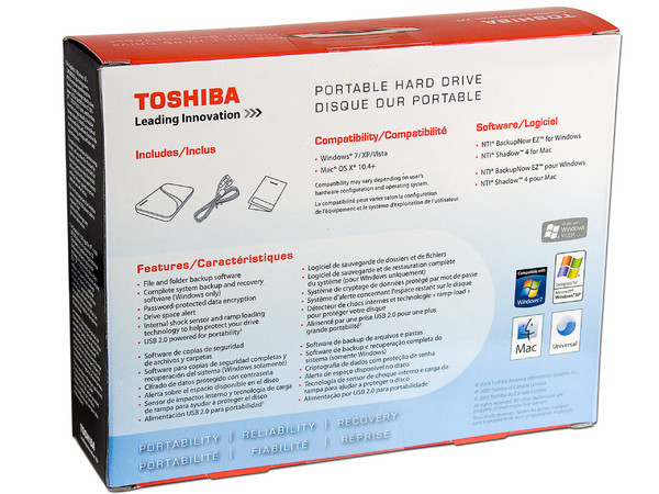  Disco Duro Portable Toshiba de 500GB, USB 2.0