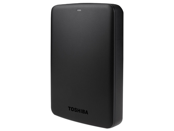 Disco Duro Portátil Toshiba de 3 TB, USB 3.0. Color negro.