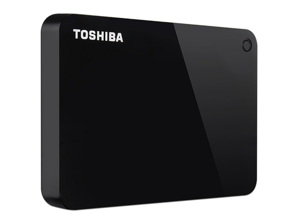 Disco Duro Portátil Toshiba Canvio Advance de 2 TB, USB 3.0, Color Negro.