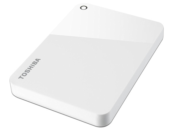 Disco Duro Portátil Toshiba Canvio Advance de 2 TB, USB 3.0, Color Blanco.