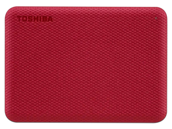 Disco Duro Portátil Toshiba Canvio Advance de 1 TB, USB 3.0, Color Rojo.