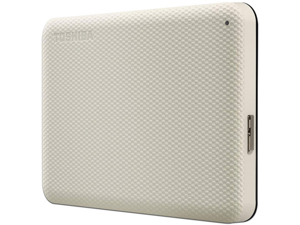 Disco Duro Portátil Toshiba Canvio Advance de 1 TB, USB 3.0, Color Blanco.