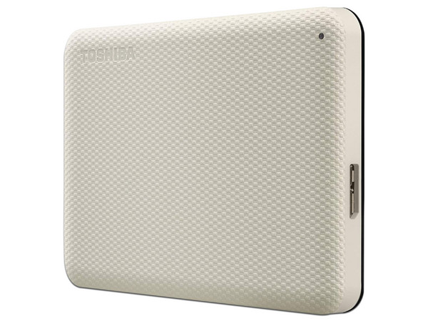 Disco Duro Portátil Toshiba Canvio Advance de 2 TB, USB 3.0. Color Blanco.