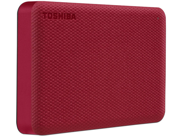 Disco Duro Portátil Toshiba Canvio Advance de 4 TB, USB 3.0, Color Rojo.