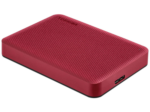 Disco Duro Portátil Toshiba Canvio Advance de 4 TB, USB 3.0, Color Rojo.