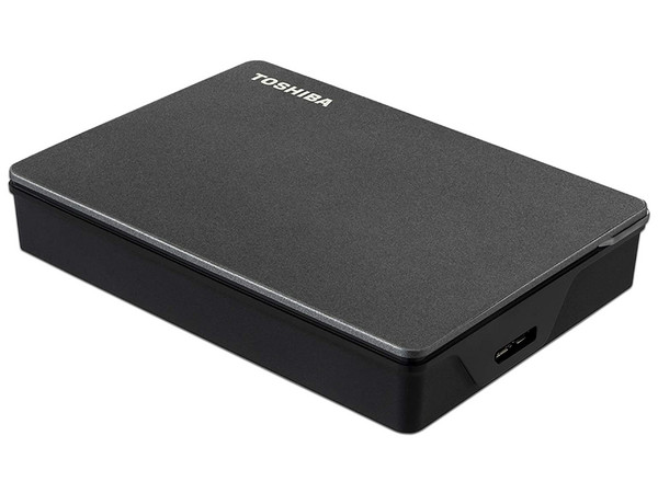 Disco Duro Portátil Toshiba Canvio Gaming de 4 TB, USB 3.0, Color Negro.