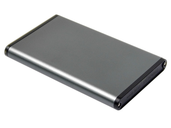 Disco Duro Externo Transcend StoreJet 2.5 de 120 GB, SATA. Color Plateado