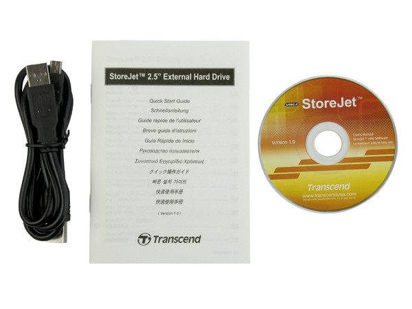 Disco Duro Externo Transcend StoreJet 2.5 de 120 GB, SATA. Color Plateado