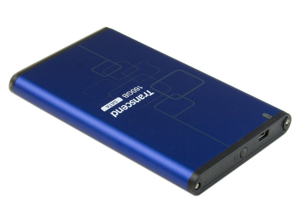 Disco Duro SATA Externo Transcend StoreJet 2.5 de 160GB, USB 2.0. Color Azul