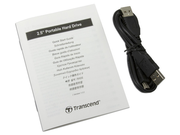 Disco Duro Externo Transcend StoreJet 2.5 de 250 GB, USB 2.0