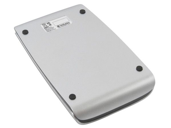 Disco Duro Portable Verbatim de 500GB, USB 2.0. Color Plateado