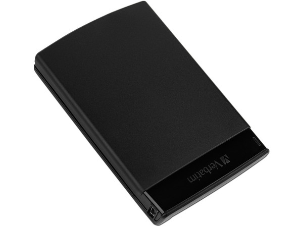 Disco Duro Portable Verbatim de 320GB, USB 2.0. Color Negro