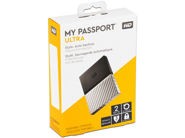 Disco Duro Portátil Western Digital My Passport Ultra de 2 TB, 2.5