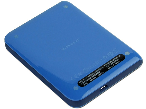 Disco Duro Portable Western Digital Passport Essential de 500GB, USB 2.0. Color Azul